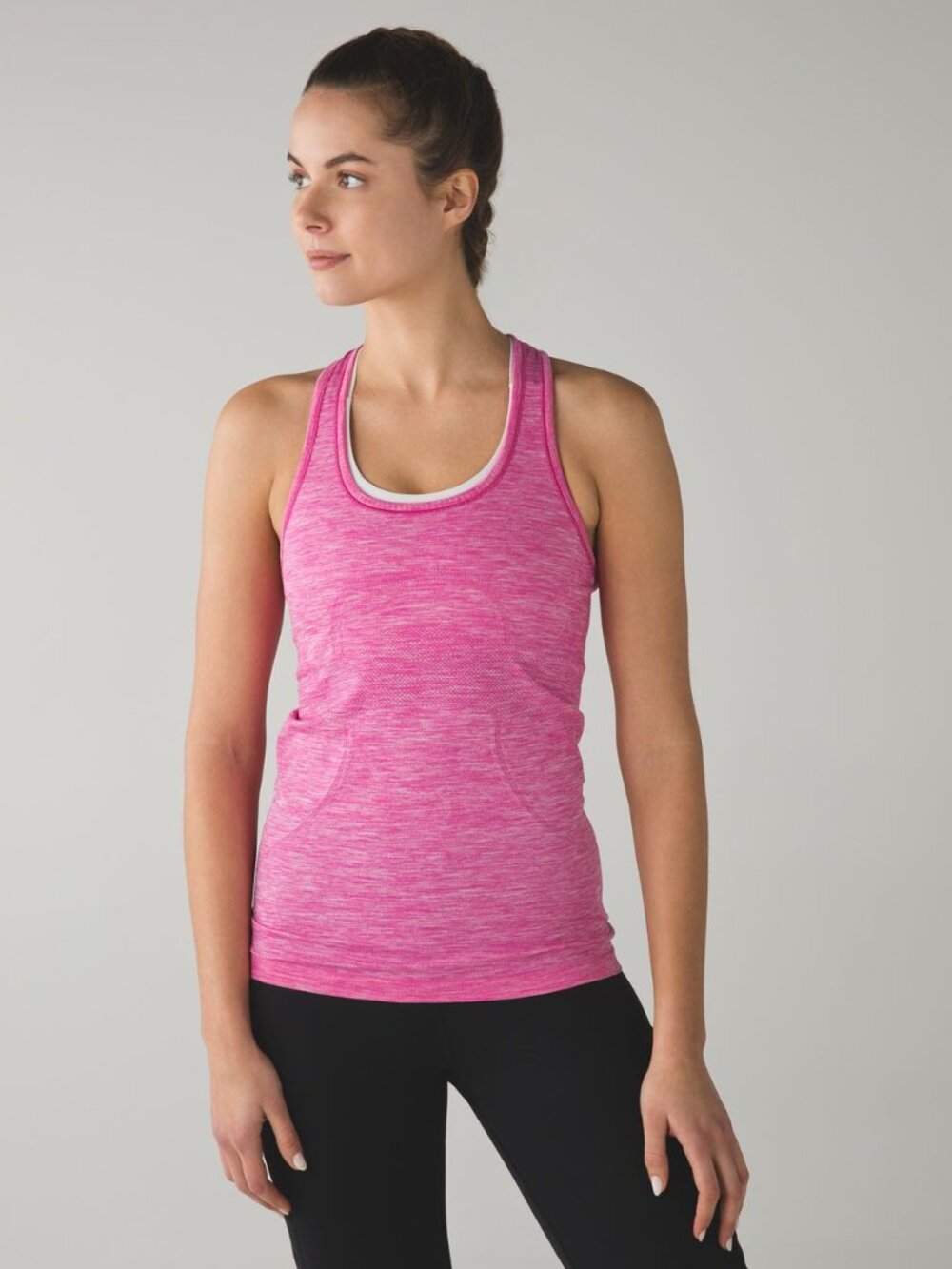SoulCycle x Lululemon Racerback Tank- Pink Heather